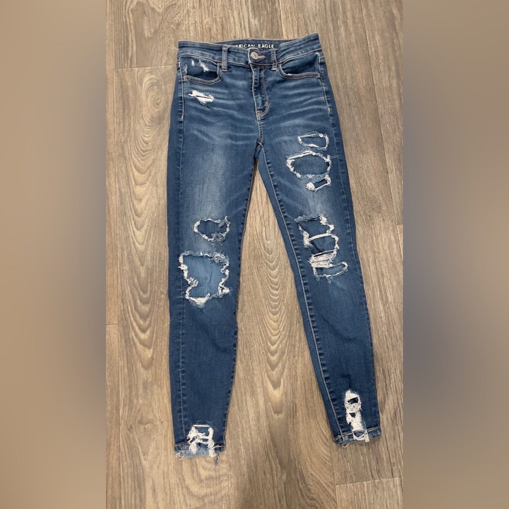 American Eagle Next Level Stretch Hi Rise Jegging Crop